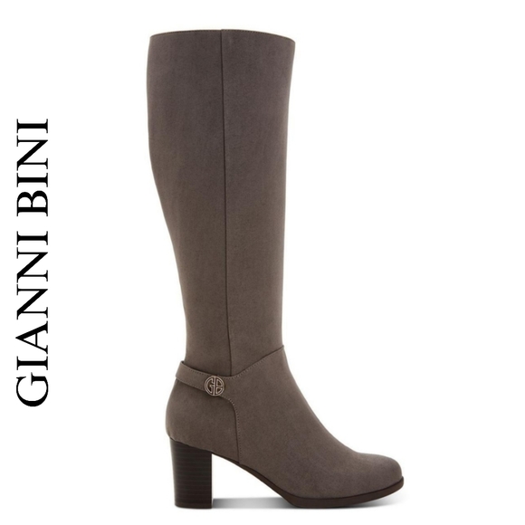 BERNINI BERNINI Adonnys Faux-Suede Tall Knee-High Boots - Picture 1 of 3